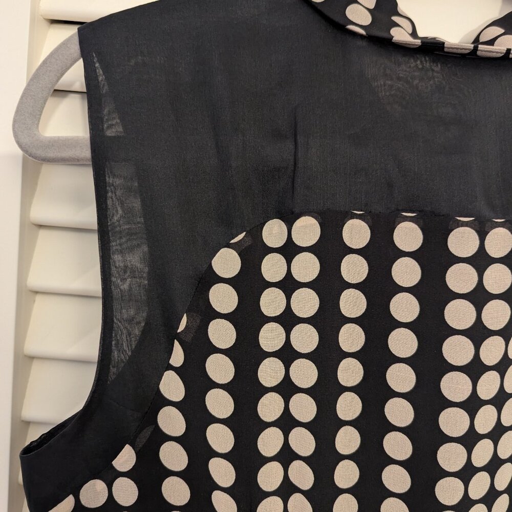 Tory Burch Silk Polka Dot Dress Size 8 - Picture 3 of 9